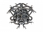 Брошь «Гейя» (покрытие - черненое серебро)