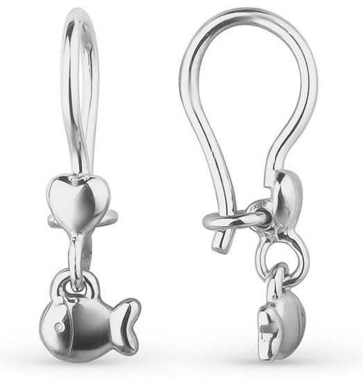 Серьги из серебра