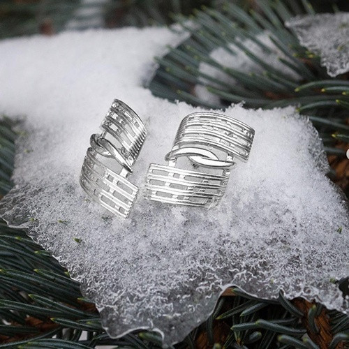 Серьги из серебра