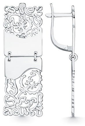 Серьги из серебра
