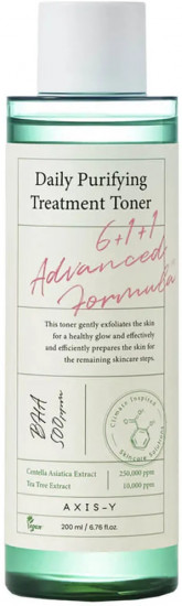 Тоник для проблемной кожи лица с центеллой и BHA-кислотой «Daily Purifying Treatment Toner»