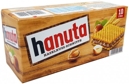 Набор вафель с шоколадно-ореховой начинкой «Hanuta»