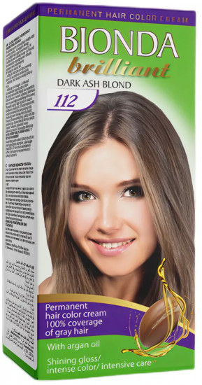 Крем-краска для волос, оттенок 112 Dark Ash Blond