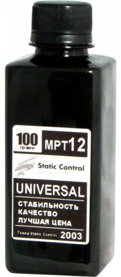 Тонер Static Control MPT12, цвет черный
