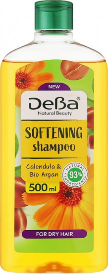 Шампунь для волос с календулой и аргановым маслом «Softening Shampoo»