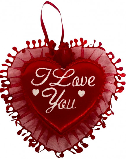 Подвеска-сердце «I love you»