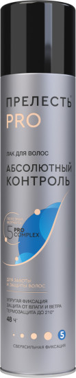 Лак для волос сверхсильной фиксации «Абсолютный контроль»