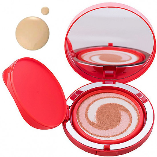 Кушон-пудра для лица «Moist layer cushion SPF50+», оттенок 21