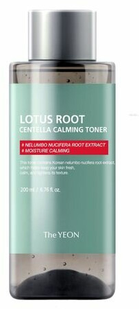 Тонер для лица с лотосом и центеллой «Lotus root centella calming toner»