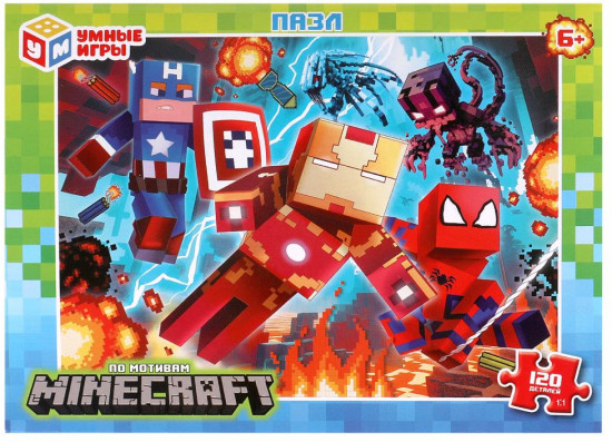 Пазлы «По мотивам Minecraft»
