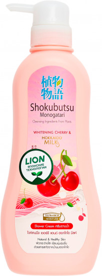 Крем-гель для душа вишня с молоком «Cherry & hokkaido milk shower cream»
