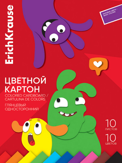 Картон цветной