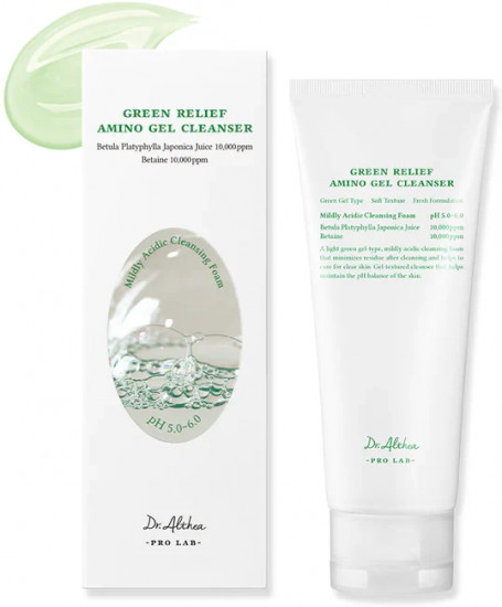 Гель-пенка для умывания «Green Relief Amino Gel Cleanser»