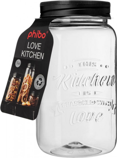 Банка для хранения с крышкой «Love Kitchen»