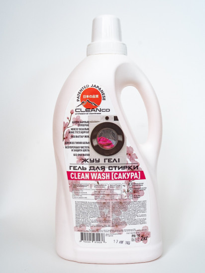 Гель для стирки концентрированный «Clean Wash Pink Sakura»