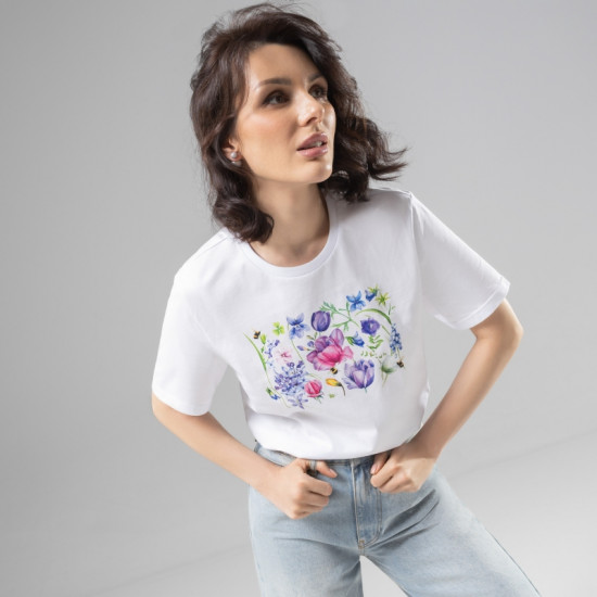 Футболка женская Великолепна уже утром (beautiful flowers)