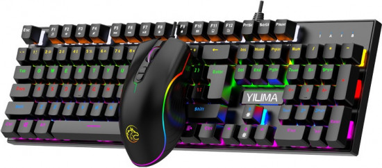 Набор проводной «Mechanical Gaming mouse & KB combo»