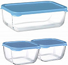Набор контейнеров для хранения продуктов с крышками «Snow box»