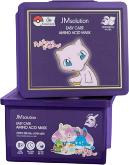 Набор масок для лица с аминокислотами «Easy Care Amino Acid Mask Pokemon Summer»