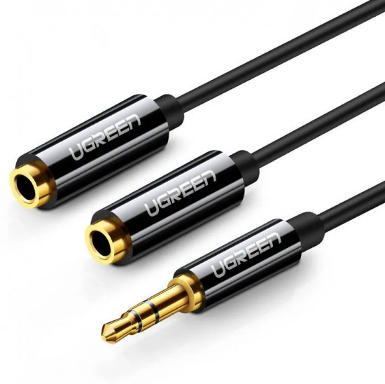 Кабель Ugreen Audio(m) 3.5mm — 2×Audio(f) 3.5mm AV134