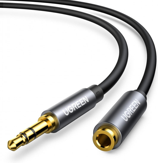 Кабель Ugreen Audio(m) 3.5mm — Audio(f) 3.5mm AV118