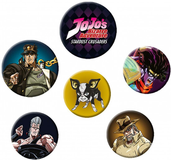 Набор значков «Jojo’s Bizarre Adventure»