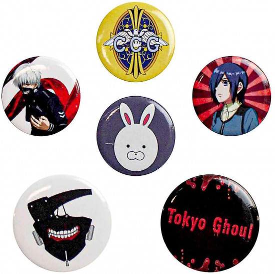 Набор значков «Tokyo Ghoul»