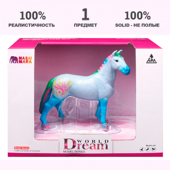Игрушка-фигурка «Сказочная голубая лошадь»
