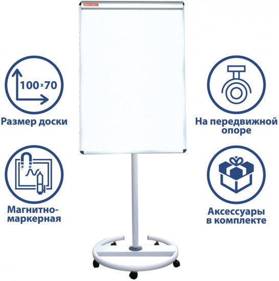 Доска-флипчарт магнитно-маркерная