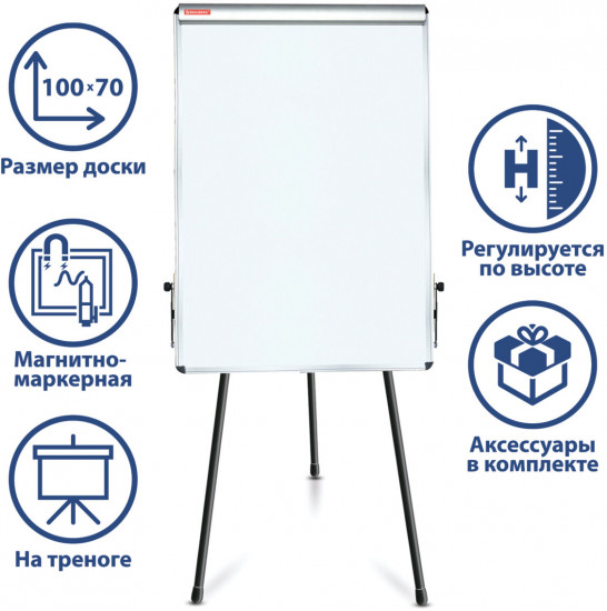 Доска-флипчарт магнитно-маркерная