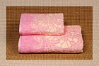 Полотенце махровое пестротканое  "Trina" (Cleanelly, 50х100, цвет розовый)