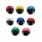 Глаза для игрушек с цветным веком