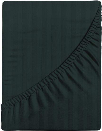 Простыня на резинке «Dark green»