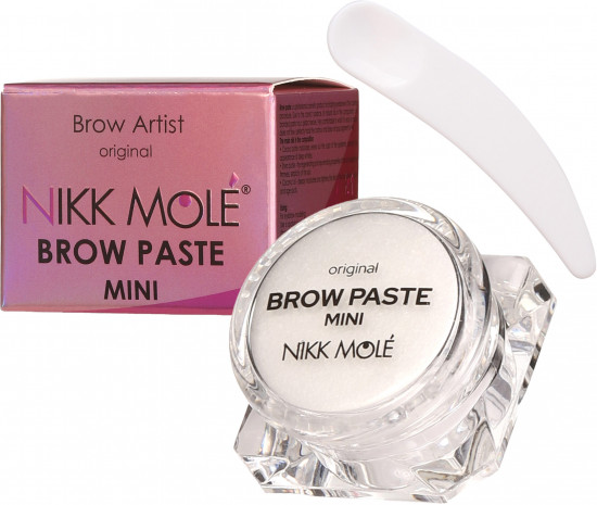 Паста для коррекции и моделирования формы бровей «Brow Paste Mini», оттенок Белый