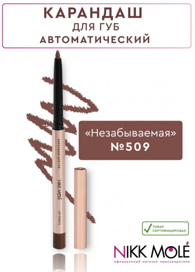 Карандаш для губ, тон 509 Незабываемая