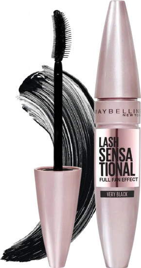 Тушь для ресниц «Lash Sensational Full Fan Effect», оттенок Very Black