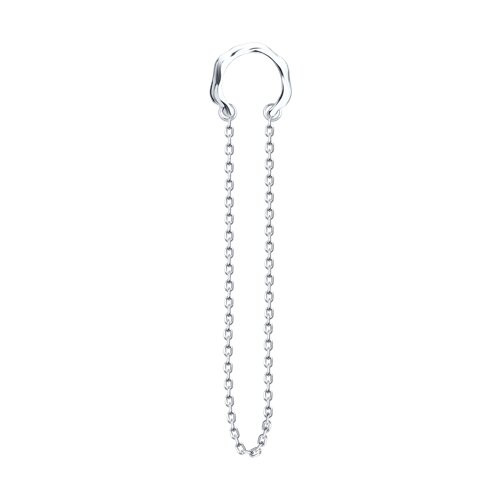 Серьга из серебра