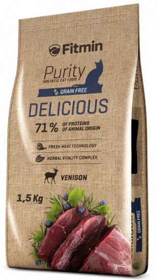 Беззерновой корм для взрослых привередливых кошек «Purity Delicious»