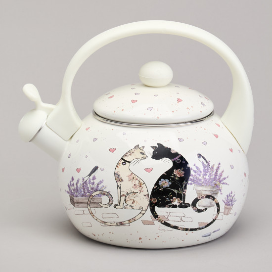 Чайник со свистком «Lavander cats»