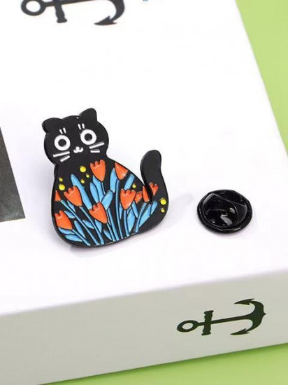 Значок металлический «The Tulip Cat»