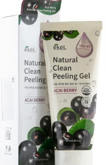 Пилинг-скатка для лица с экстрактом черного винограда «Grape Natural Clean Peeling Gel»