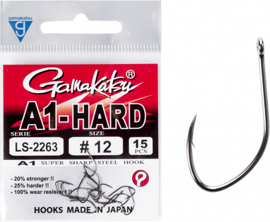 Набор крючков с колечком A1 LS-2263 EYED HOOKS