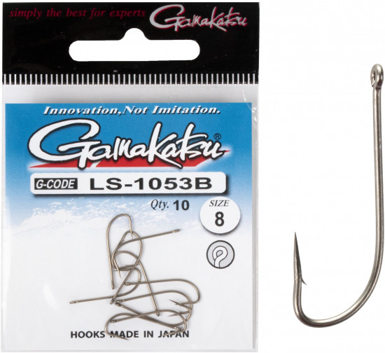 Набор крючков с колечком LS-1053B NEW LABEL EYED HOOKS