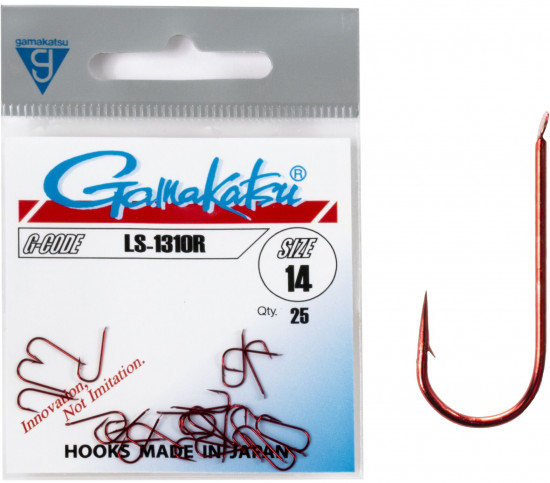Набор крючков с лопаткой LS-1310R HOOKS RED