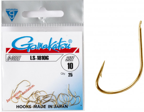 Набор крючков с лопаткой LS-1810G HOOKS GOLD