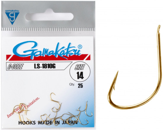 Набор крючков с лопаткой LS-1810G HOOKS GOLD