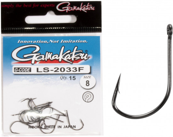 Набор крючков с колечком LS-2033F NEW LABEL EYED HOOKS