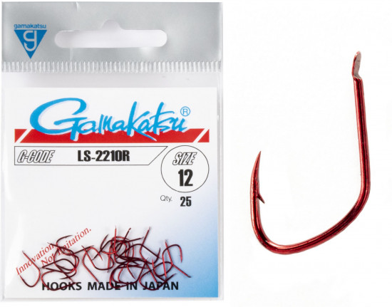 Набор крючков с лопаткой LS-2210R HOOKS RED