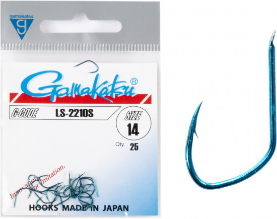 Набор крючков с лопаткой LS-2210S HOOKS BLUE