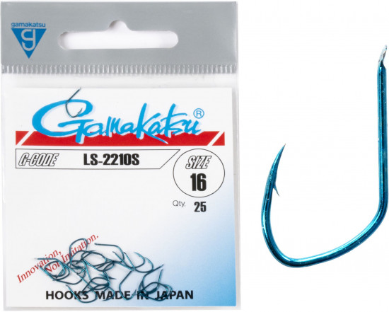 Набор крючков с лопаткой LS-2210S HOOKS BLUE
